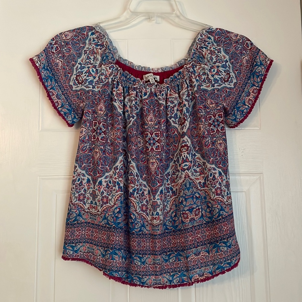 Colorful Flowy Top